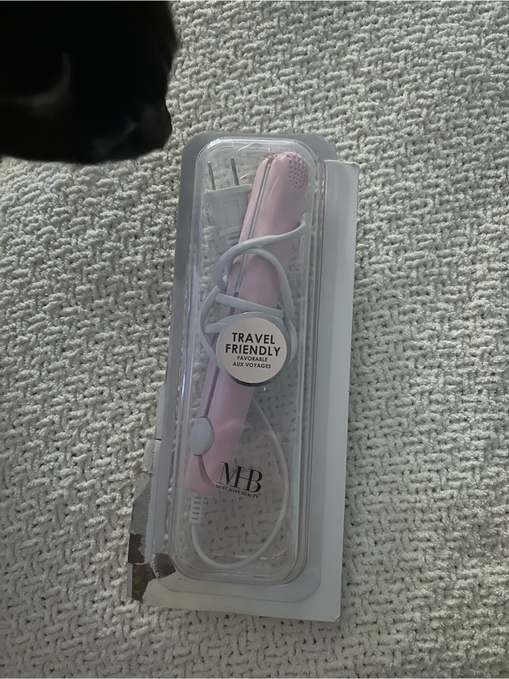 Mini Travel Hair Straightener in Pink